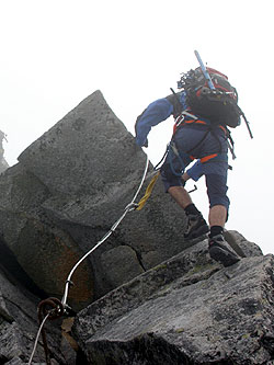 DetmolderGrat - výstup na Hochalmspitze 3360m